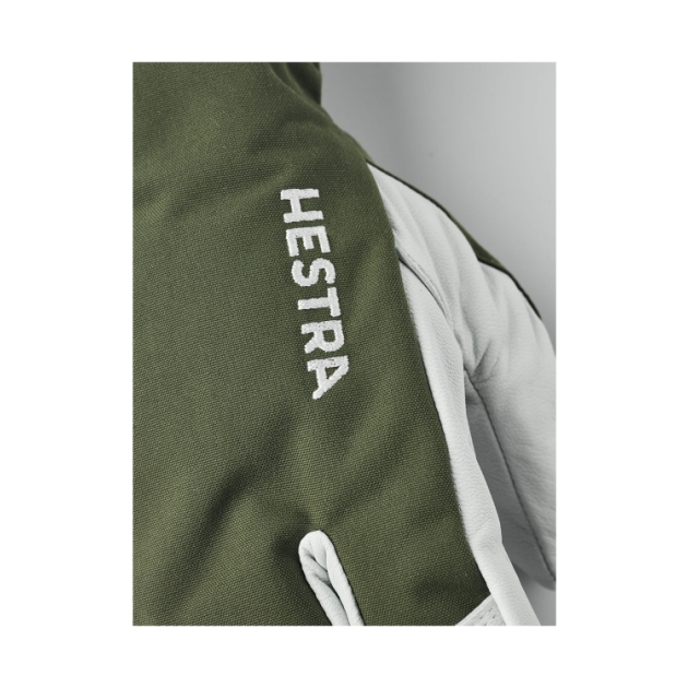 hestra Army Leather Heli Ski - 3 finger 870_Olive 30572