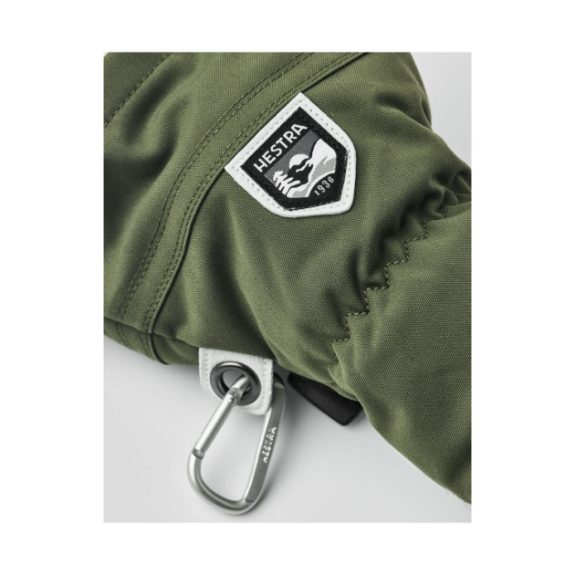 hestra Army Leather Heli Ski - 3 finger 870_Olive 30572