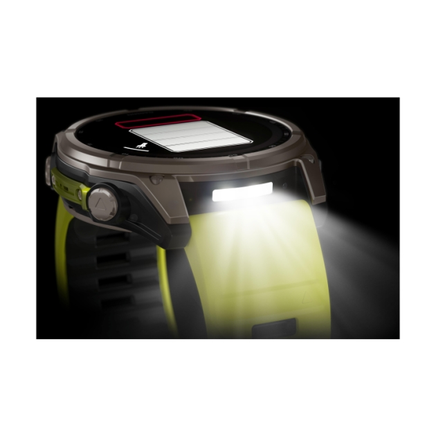 garmin fenix 8  51 mm, Solar, Sapphire titanium Amp Yellow/Graphite Band 010-02907-21