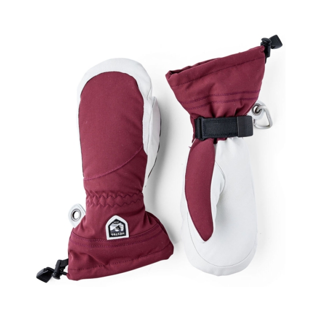 hestra Heli Ski Female  -  Mitt 590020_Bordeaux/Offwhite 30611
