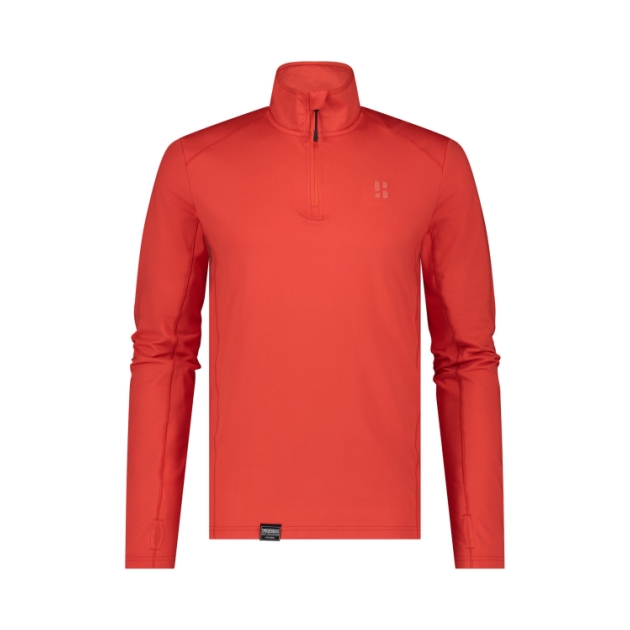 poederbaas Four Seasons Lightweight Pully Men 610_Mandarin red PB010310