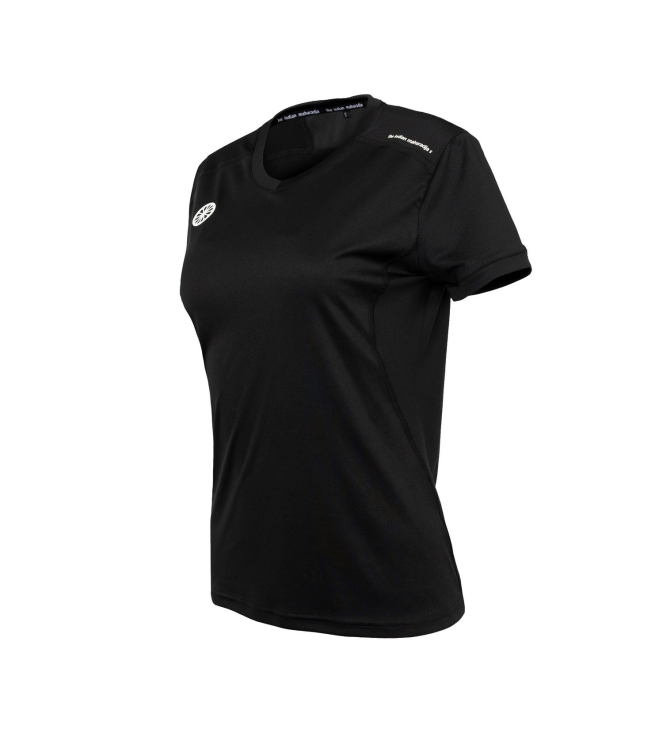 The Indian Maharadja The Indian Maharadja Jaipur Women Performance Tee black T100312 black The Indian Maharadja hockeykleding T100312 licht grijs bij Leerentveldvrijetijd.nl