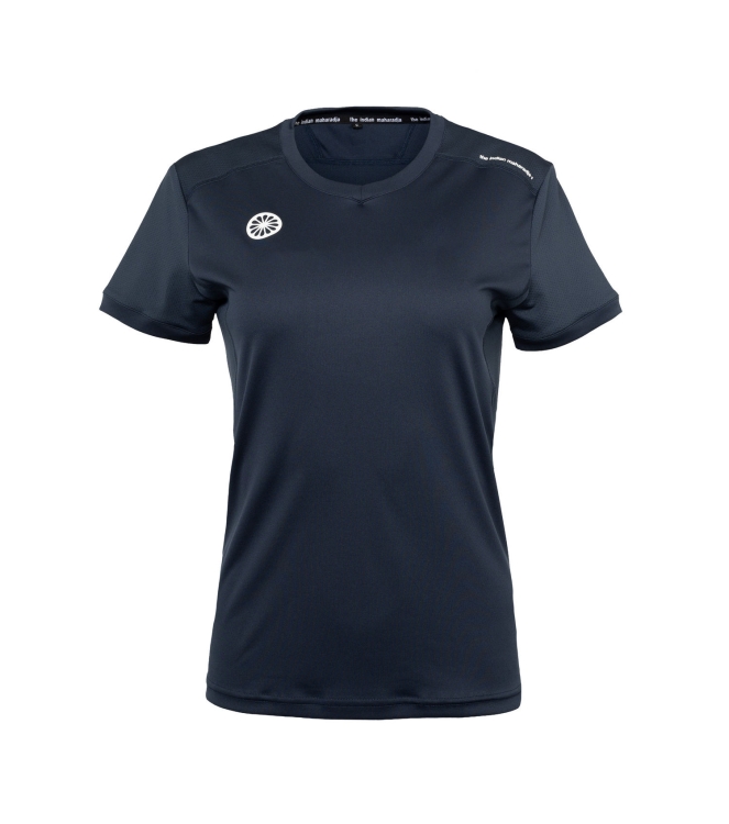The Indian Maharadja The Indian Maharadja Jaipur Women Performance Tee navy T100312 navy The Indian Maharadja hockeykleding T100312 antraciet bij Leerentveldvrijetijd.nl
