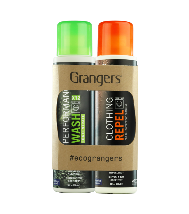 Grangers Grangers Performance Wash + Clothing Repel Eco Twin Pack  GRF208EX/100  Grangers wasmiddel kleding GRF208EX/100 ecru bij Leerentveldvrijetijd.nl