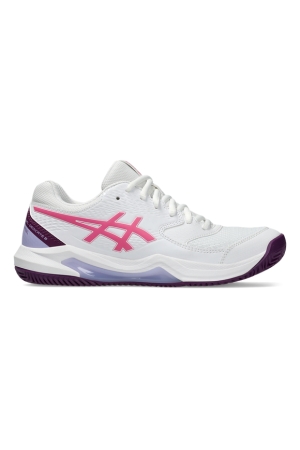 Asics Asics Gel-Dedicate 8 Padel 100_White/Dragon Fruit Asics Asics Gel-Dedicate 8 Padel 100_White/Dragon Fruit
