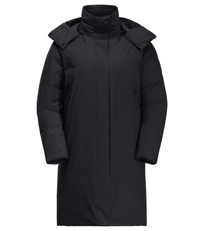 Jack Wolfskin Jack Wolfskin Luisenplatz Coat W 6350_phantom 1116121 6350_Phantom Jack Wolfskin jassen 1116121 lichtblauw bij Leerentveldvrijetijd.nl