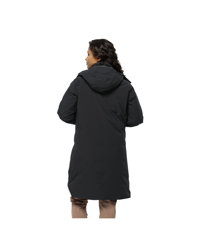 Jack Wolfskin Jack Wolfskin Luisenplatz Coat W 6350_phantom 1116121 6350_Phantom Jack Wolfskin jassen 1116121 lichtblauw bij Leerentveldvrijetijd.nl