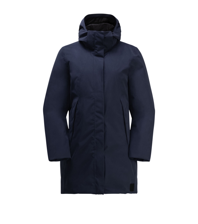 Jack Wolfskin Jack Wolfskin Salier Coat 1010_night blue 1116141 1010_Night Blue Jack Wolfskin jassen 1116141 antraciet bij Leerentveldvrijetijd.nl