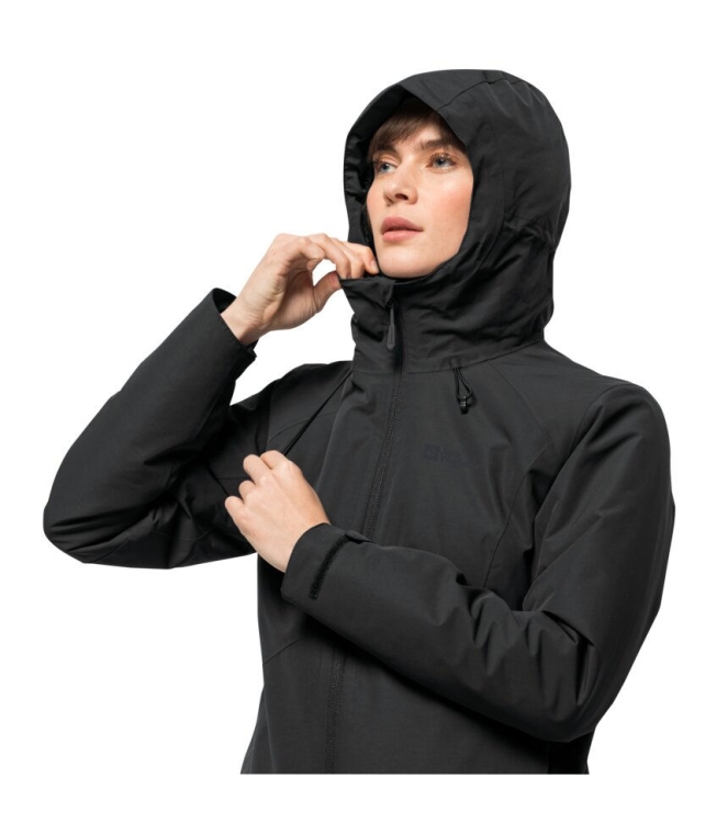 Jack Wolfskin Jack Wolfskin Heidelstein Ins JKT W 6000_black 1115681 6000_Black Jack Wolfskin jassen 1115681 licht grijs bij Leerentveldvrijetijd.nl