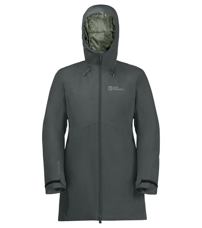 Jack Wolfskin Jack Wolfskin Heidelstein Ins JKT W 4136_slate green 1115681 4136_Slate Green Jack Wolfskin jassen 1115681 blauw bij Leerentveldvrijetijd.nl