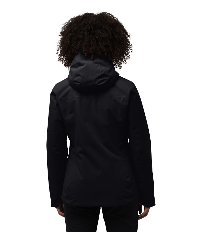 Jack Wolfskin Jack Wolfskin Wisper Ins JKT W 6000_black A61893 6000_Black Jack Wolfskin jassen A61893 licht grijs bij Leerentveldvrijetijd.nl