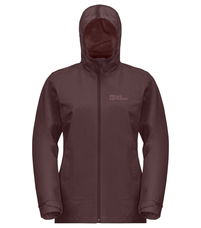 Jack Wolfskin Jack Wolfskin Moonrise 3In1 JKT W j0128_red ochre 1115621 J0128_Red Ochre Jack Wolfskin jassen 1115621 geel bij Leerentveldvrijetijd.nl