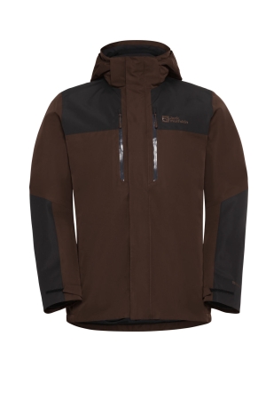 Jack Wolfskin Jack Wolfskin Jasper 3In1 JKT M D0107_Hot Choc