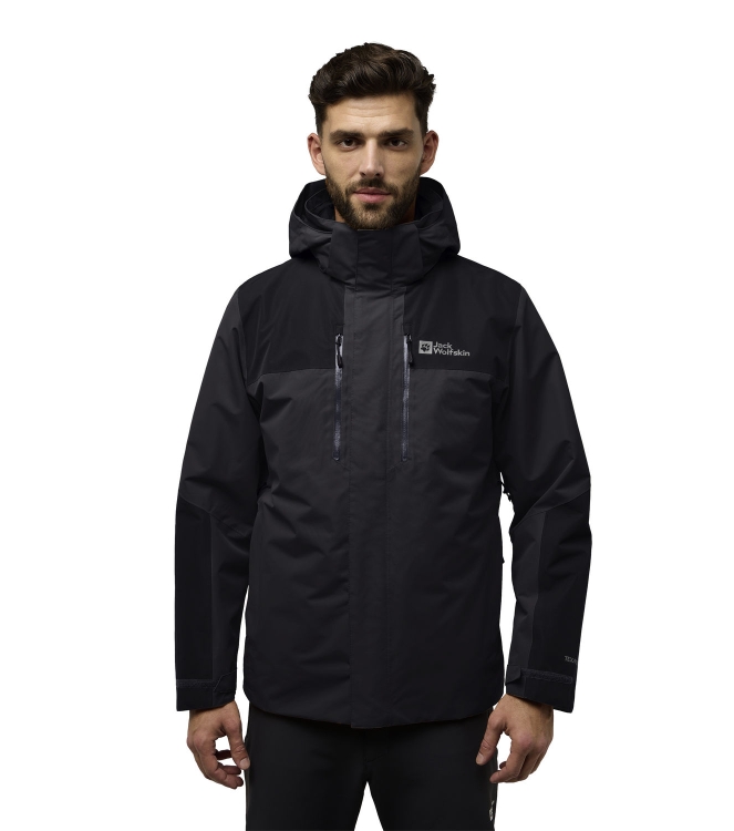 Jack Wolfskin Jack Wolfskin Jasper 3In1 JKT M 6350_phantom A61858 6350_Phantom Jack Wolfskin jassen A61858 lichtblauw bij Leerentveldvrijetijd.nl