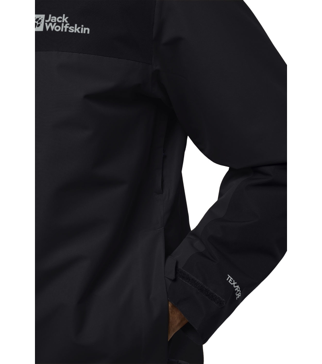 Jack Wolfskin Jack Wolfskin Jasper 3In1 JKT M 6350_phantom A61858 6350_Phantom Jack Wolfskin jassen A61858 lichtblauw bij Leerentveldvrijetijd.nl
