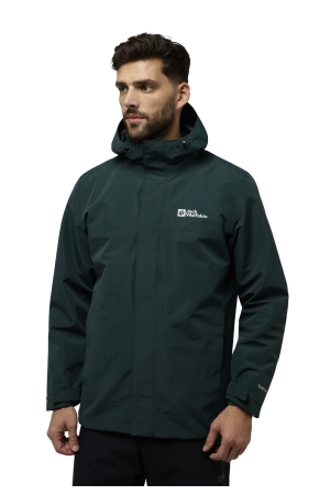 Jack Wolfskin Jack Wolfskin Altenberg 3In1 JKT M 4161_Black Olive Jack Wolfskin Jack Wolfskin Altenberg 3In1 JKT M 4161_Black Olive