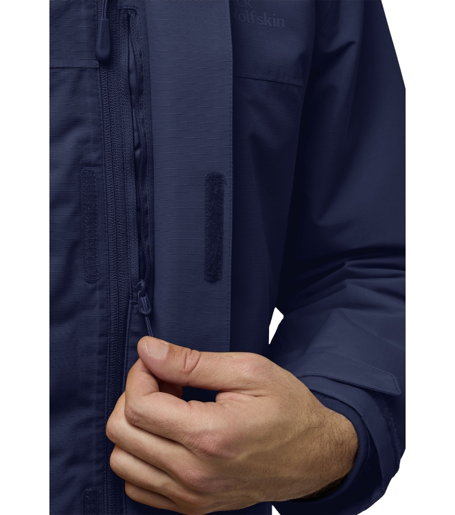 Jack Wolfskin Jack Wolfskin Altenberg 3In1 JKT M c0412_midnight sky A61864 C0412_Midnight Sky Jack Wolfskin jassen A61864 antraciet bij Leerentveldvrijetijd.nl