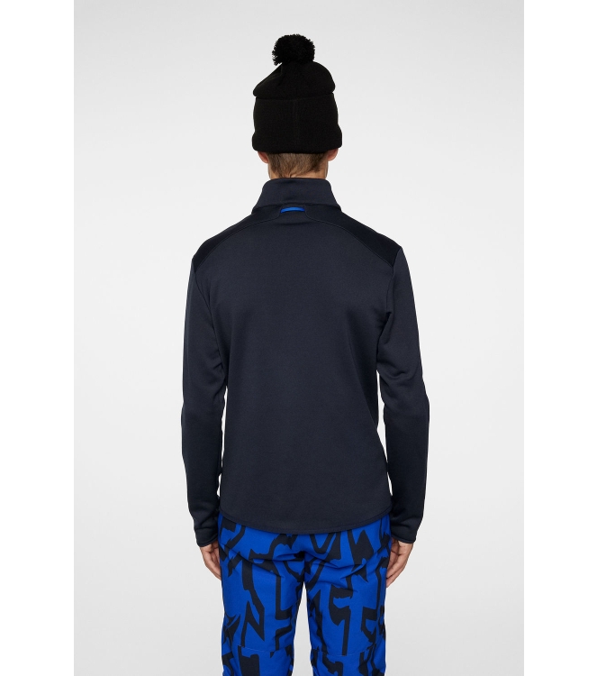 j. lindeberg fleeces en truien SMJS10885 antraciet bij Leerentveldvrijetijd.nl