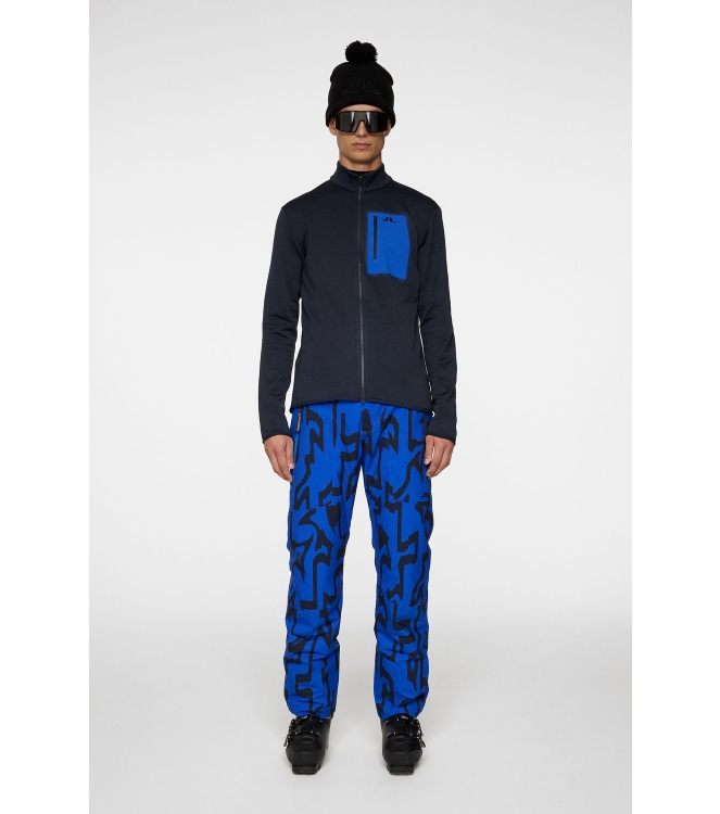 j. lindeberg fleeces en truien SMJS10885 antraciet bij Leerentveldvrijetijd.nl