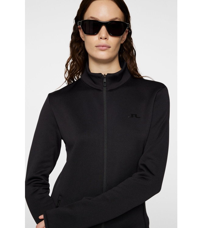 j. lindeberg j. lindeberg Milly Polartec Mid Layer 9999_black SWJS10984 9999_Black j. lindeberg fleeces en truien SWJS10984 licht grijs bij Leerentveldvrijetijd.nl