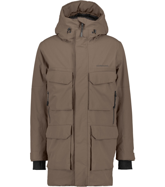 Didriksons 1913 Didriksons 1913 Drew Usx Parka 8 f07_mocha brown 505778 F07_Mocha Brown Didriksons 1913 jassen 505778 marine bij Leerentveldvrijetijd.nl