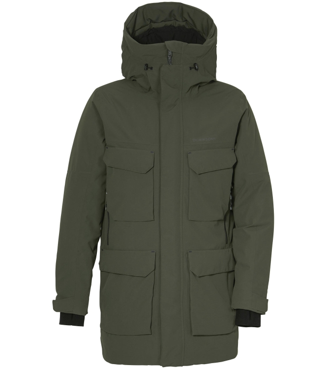 Didriksons 1913 Didriksons 1913 Drew Usx Parka 8 300_deep green 505778 300_Deep Green Didriksons 1913 jassen 505778 blauw bij Leerentveldvrijetijd.nl