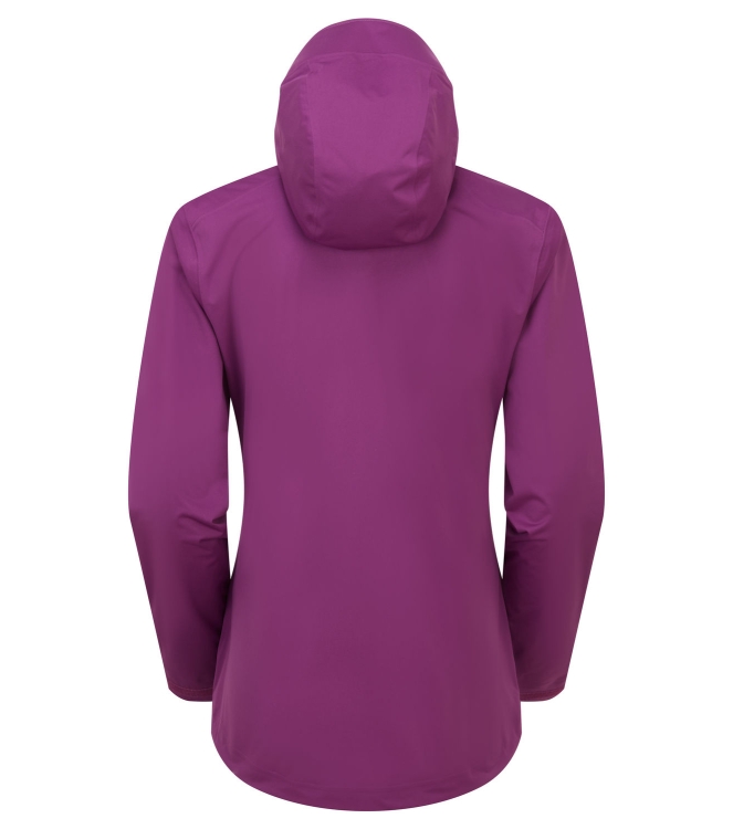 Rab Rab Kinetic 2.0 Jacket Wmns plum QWG-75 Plum Rab jassen QWG-75 blauw combinatie bij Leerentveldvrijetijd.nl
