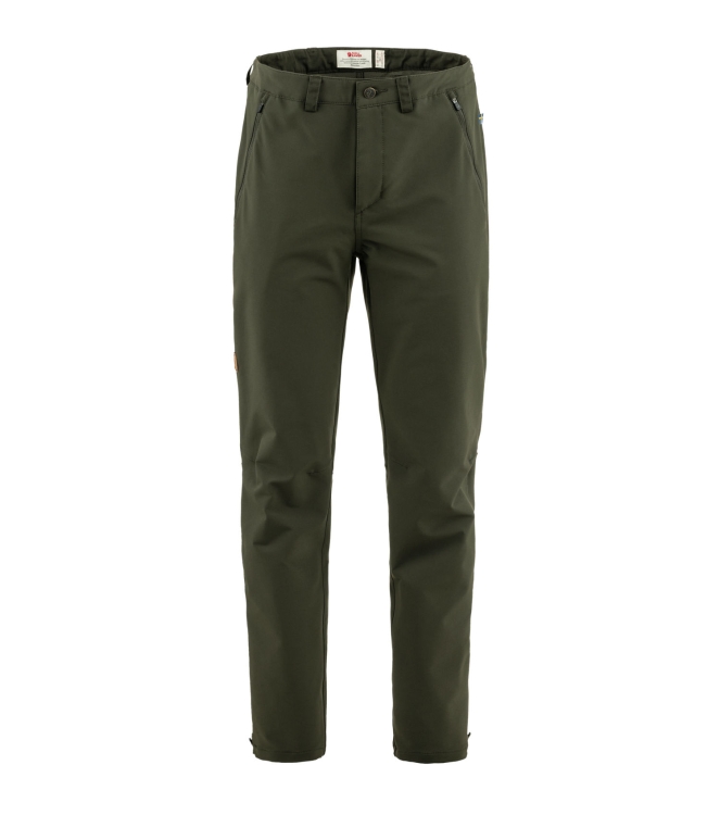 Fjällräven Fjällräven Abisko Winter Stretch Trousers M Regular 662_deep forest F12200191 662_Deep Forest Fjällräven gevoerde broeken F12200191 donker grijs bij Leerentveldvrijetijd.nl