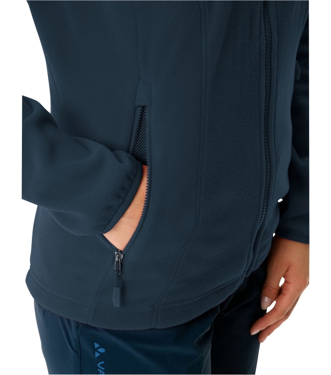 Vaude Vaude Women\'s Rosemoor Fleece Jacket II 179_dark sea 42761 179_Dark Sea Vaude fleeces en truien 42761 geen kleur bij Leerentveldvrijetijd.nl