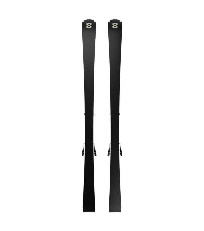 Salomon Salomon E S/Max NR 12 + Mi12 GW F80  L47656300+  Salomon ski L47656300+ ecru bij Leerentveldvrijetijd.nl