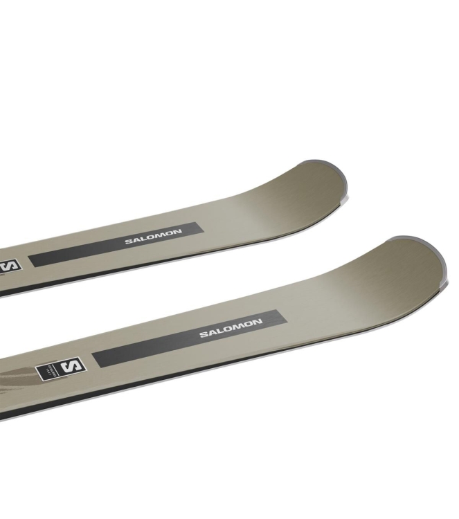 Salomon Salomon E S/Max NR 12 + Mi12 GW F80  L47656300+  Salomon ski L47656300+ ecru bij Leerentveldvrijetijd.nl