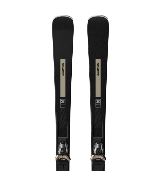 Salomon Salomon E S/Max Nr10 + M10 GW L80  L47656400+  Salomon ski L47656400+ ecru bij Leerentveldvrijetijd.nl