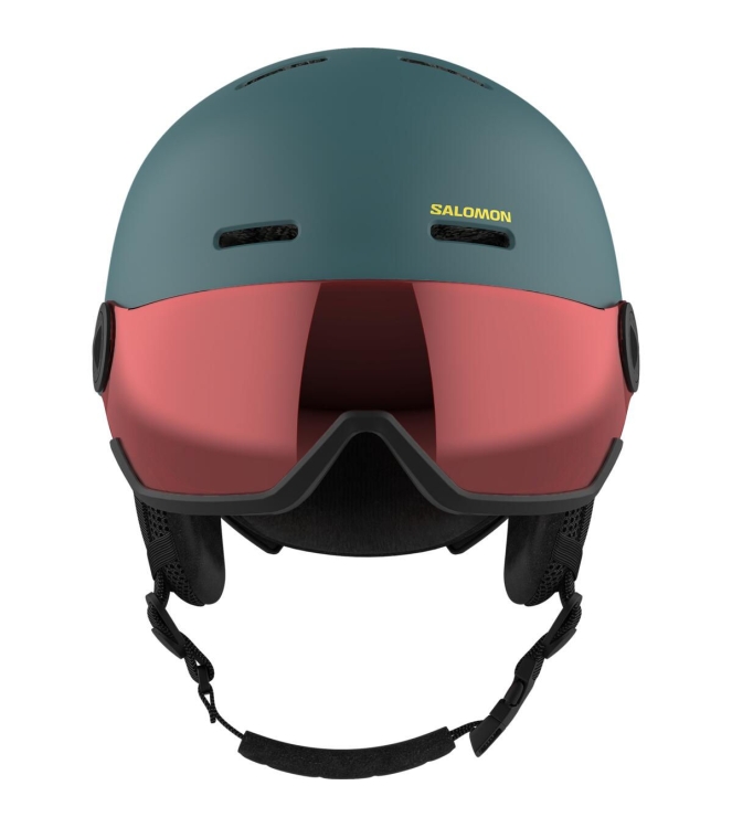 Salomon Salomon Helmet Orka Visor north at/u L47300800 North At/U Salomon wintersport accessoires L47300800 antraciet bij Leerentveldvrijetijd.nl