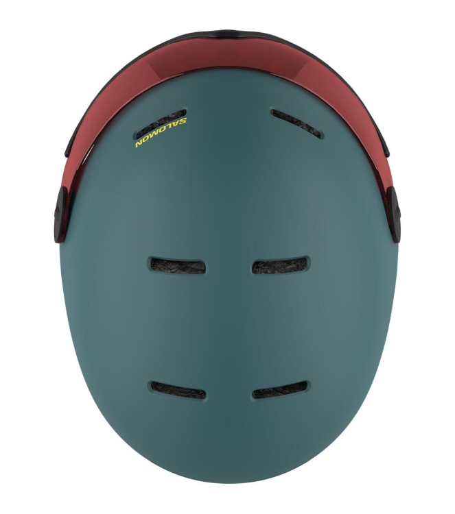 Salomon Salomon Helmet Orka Visor north at/u L47300800 North At/U Salomon wintersport accessoires L47300800 antraciet bij Leerentveldvrijetijd.nl