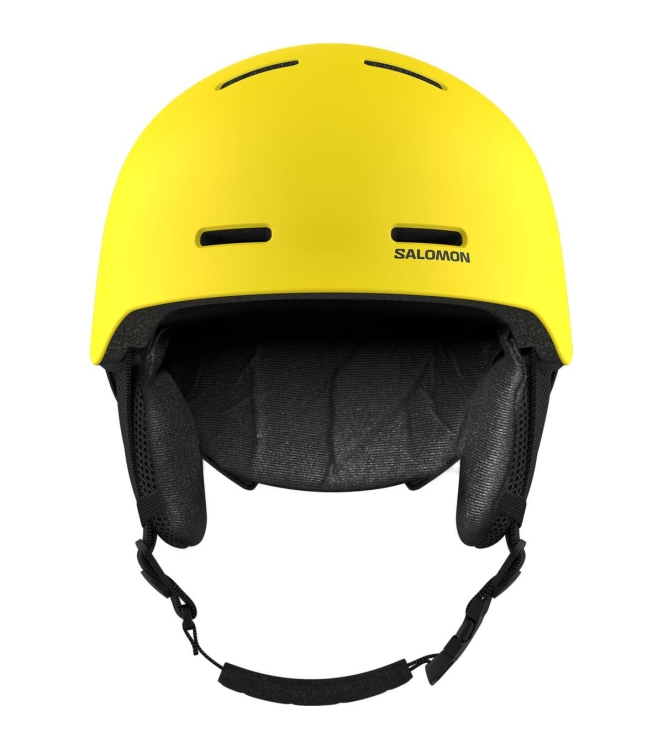 Salomon Salomon Helmet Orka vibrant yellow L47259700 Vibrant Yellow Salomon wintersport accessoires L47259700 groen bij Leerentveldvrijetijd.nl