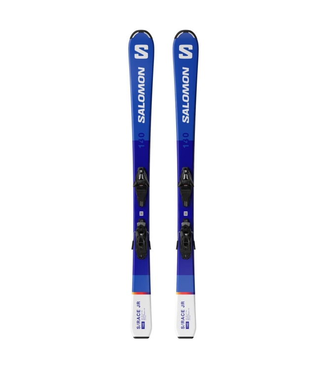 Salomon Salomon L S/Race Jr S + C5 GW J75  L47659700+  Salomon ski L47659700+ ecru bij Leerentveldvrijetijd.nl