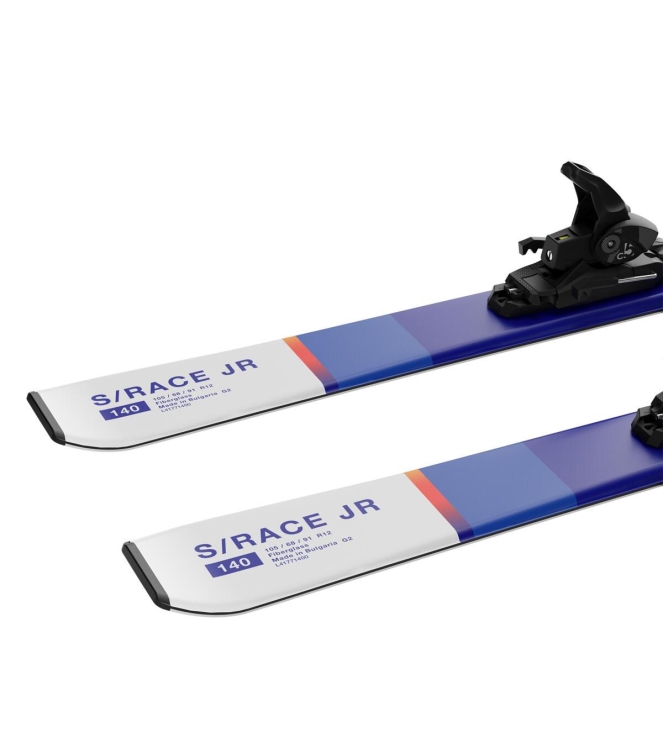 Salomon Salomon L S/Race Jr S + C5 GW J75  L47659700+  Salomon ski L47659700+ ecru bij Leerentveldvrijetijd.nl
