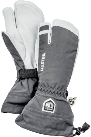 Hestra Hestra Army Leather Heli Ski - 3 finger 350_Grey Hestra Hestra Army Leather Heli Ski - 3 finger 350_Grey
