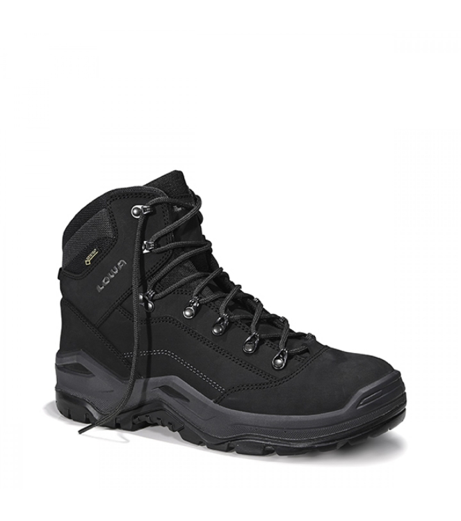 Lowa Lowa Renegade Work II GTX Mid black/black EW5654 black/black Lowa wandelschoenen EW5654 licht grijs bij Leerentveldvrijetijd.nl