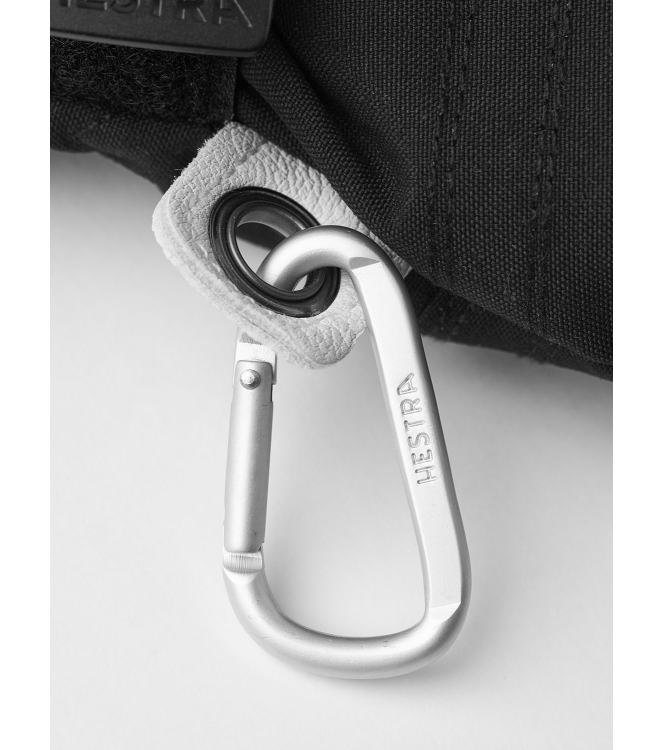 Hestra Hestra Heli Ski Female  -  Mitt 100020_black/offwhite 30611 100020_Black/Offwhite Hestra wintersportkleding 30611 licht grijs bij Leerentveldvrijetijd.nl