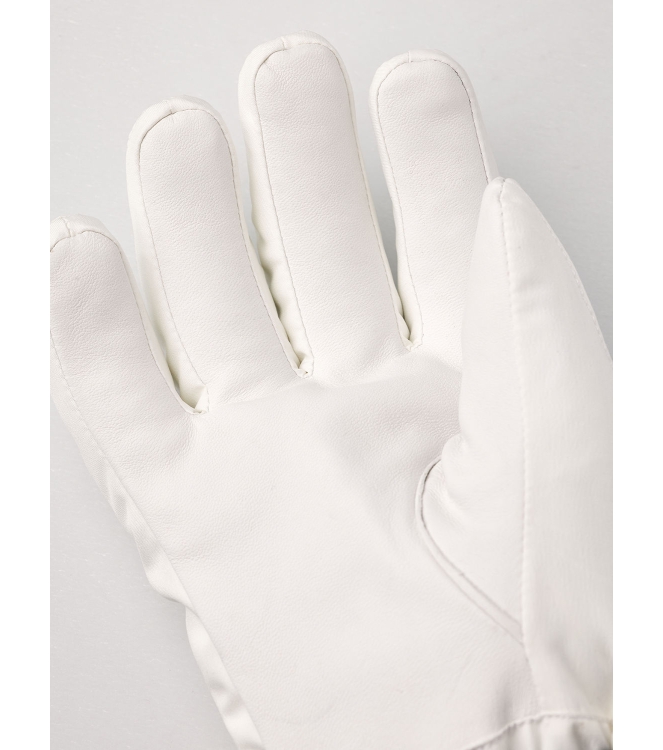 Hestra Hestra Women\'S Powder Czone  -  5 Finger 030_ivory 3000740 030_Ivory Hestra wintersportkleding 3000740 roze bij Leerentveldvrijetijd.nl