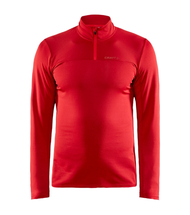 Craft Craft Core Gain Midlayer M bright red 1909496 430000 Bright red Craft wintersportkleding 1909496 430000 geel bij Leerentveldvrijetijd.nl