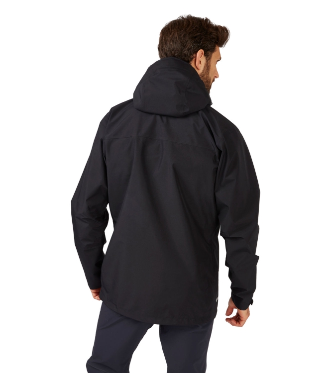 Rab Rab Namche GTX Jacket black QWH-77 Black Rab jassen QWH-77 licht grijs bij Leerentveldvrijetijd.nl