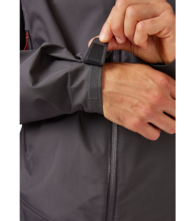 Rab Rab Namche GTX Jacket graphene QWH-77 Graphene Rab jassen QWH-77 zwart combinatie bij Leerentveldvrijetijd.nl