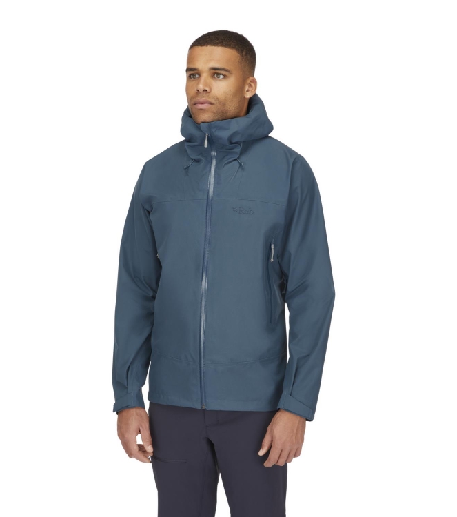 Rab Rab Namche GTX Jacket orion blue QWH-77 Orion Blue Rab jassen QWH-77 antraciet bij Leerentveldvrijetijd.nl