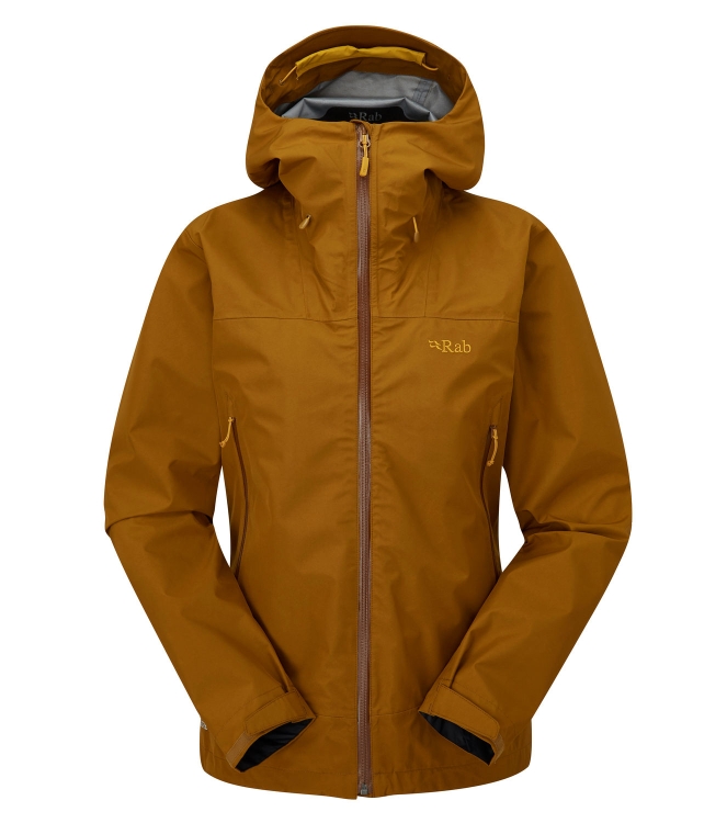 Rab Rab Namche GTX Jacket Wmns footprint QWH-78 Footprint Rab jassen QWH-78 marine bij Leerentveldvrijetijd.nl