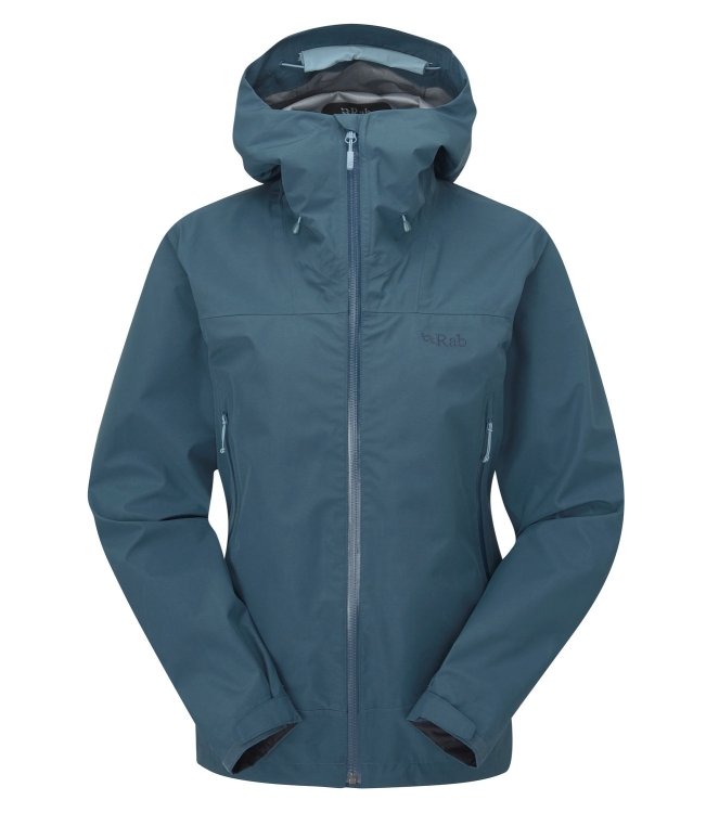 Rab Rab Namche GTX Jacket Wmns orion blue QWH-78 Orion Blue Rab jassen QWH-78 antraciet bij Leerentveldvrijetijd.nl