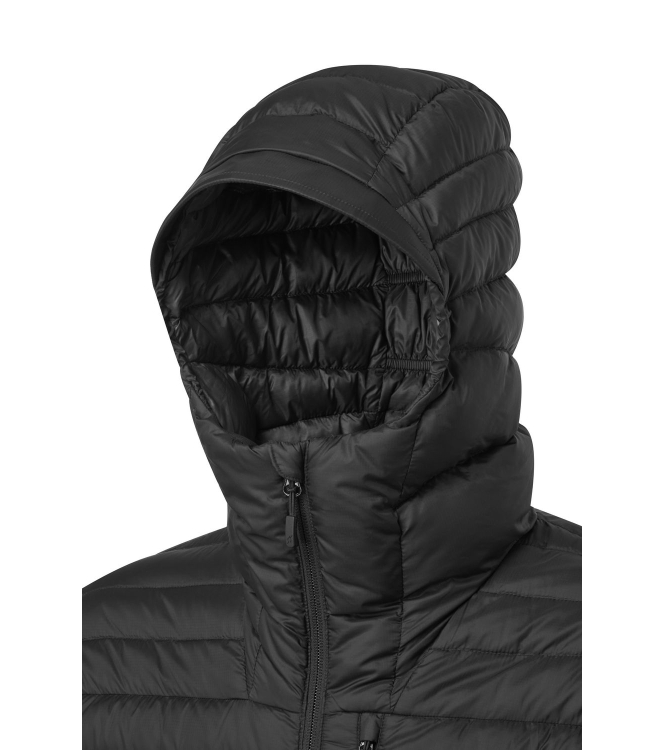 Rab Rab Microlight Alpine Jacket black QDB-12 Black Rab jassen QDB-12 licht grijs bij Leerentveldvrijetijd.nl