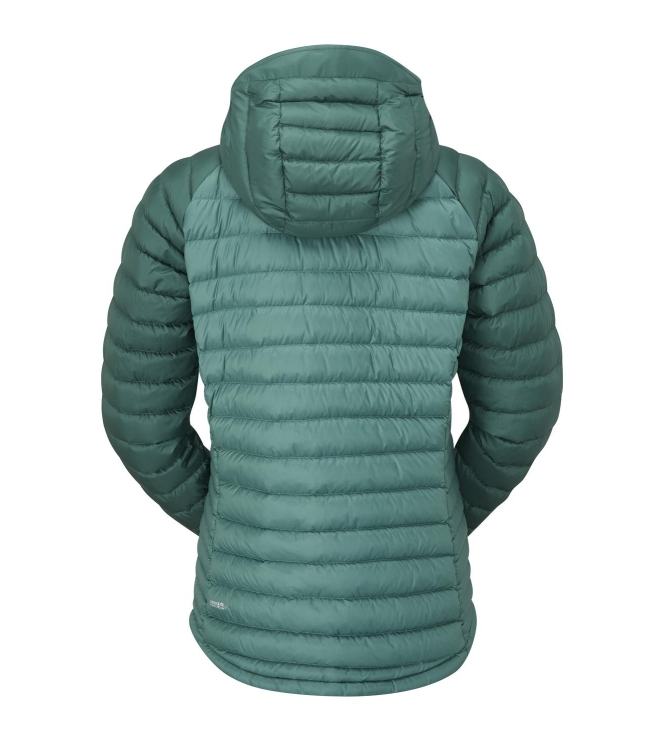 Rab Rab Microlight Alpine Jacket Wmns green slate/eucalyptus QDB-13 Green Slate/Eucalyptus Rab jassen QDB-13 blauw bij Leerentveldvrijetijd.nl