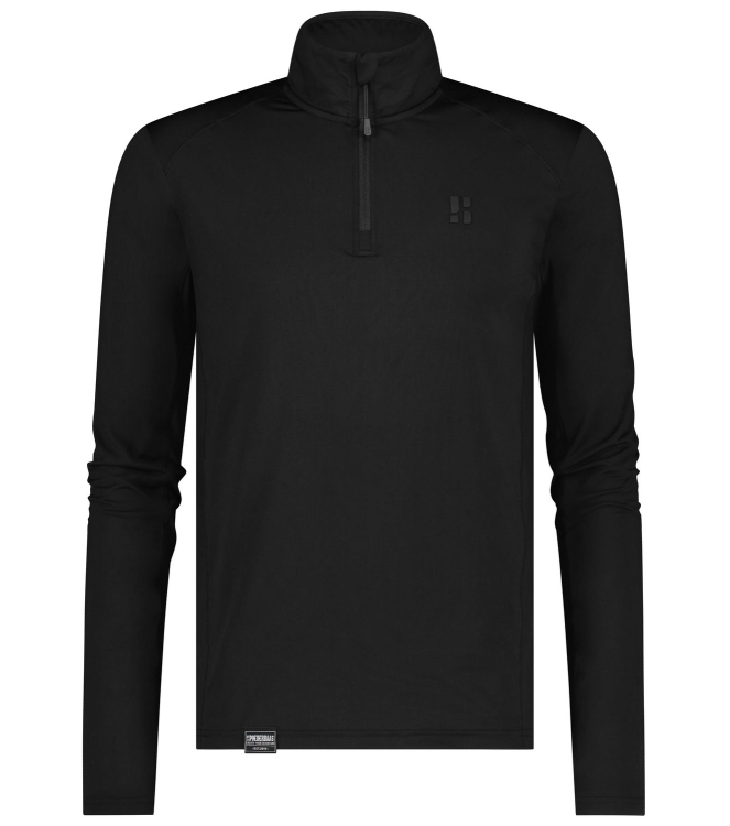 Poederbaas Poederbaas Four Seasons Lightweight Pully Men 001_black PB010310 001_Black Poederbaas wintersportkleding PB010310 licht grijs bij Leerentveldvrijetijd.nl